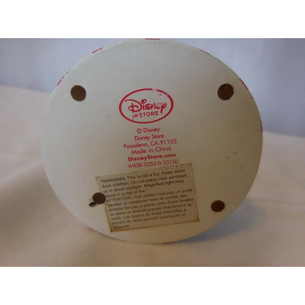 Disney Christmas Minnie Kissing Mickey Mouse Snow Globe Under the Mistletoe 2010